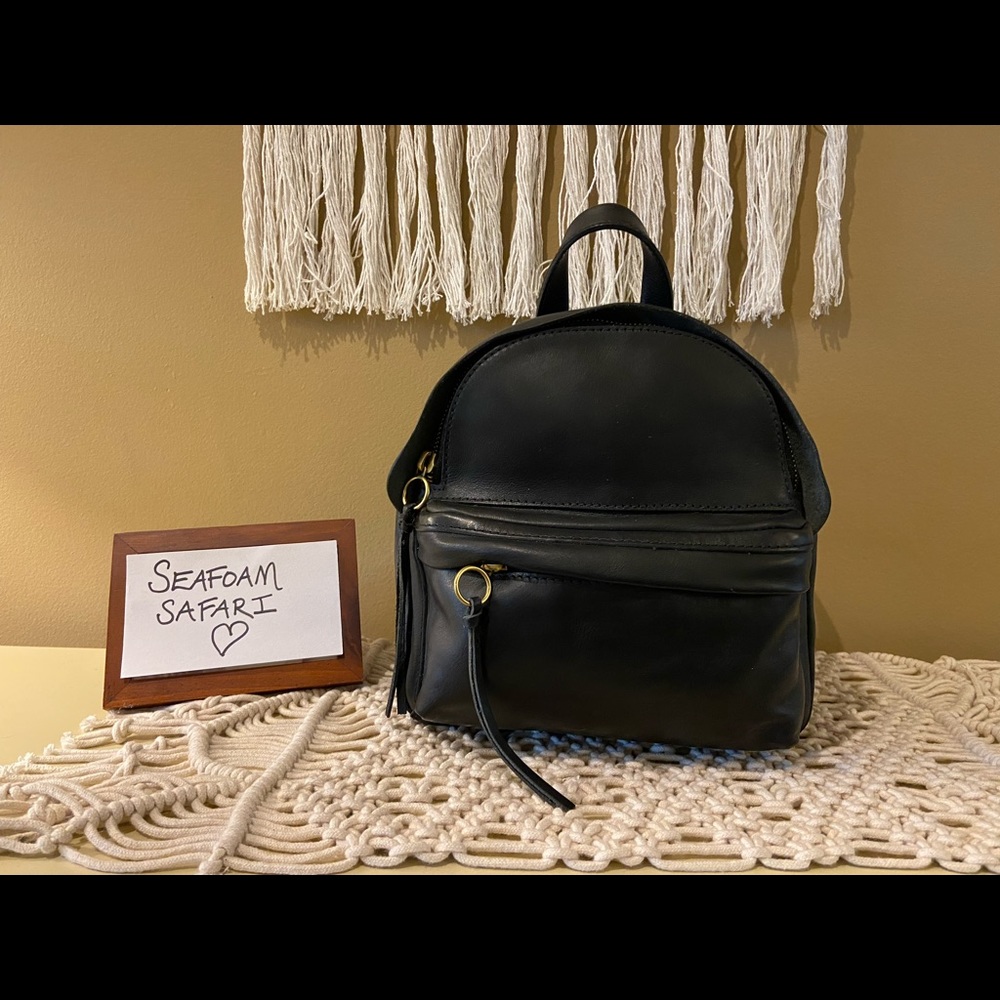 NWT Madewell Lorimer Mini Leather Backpack